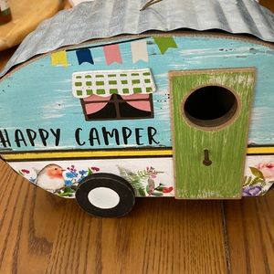 Adorable Happy Camper sign. Hang or stand alone.